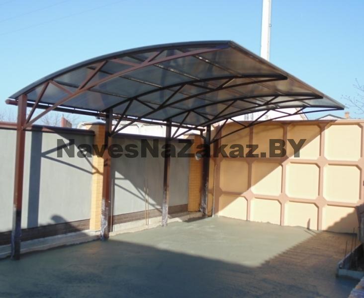 Навес консольный 4 на 6,3 по лучшей цене Навес консольный 4 на 6,3