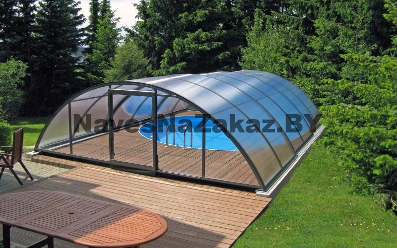 Навесы над бассейном 5 на 7 по лучшей цене Навесы над бассейном 5 на 7