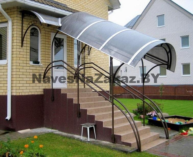 Навес над крыльцом частного дома №13 по лучшей цене Навес над крыльцом частного дома №13