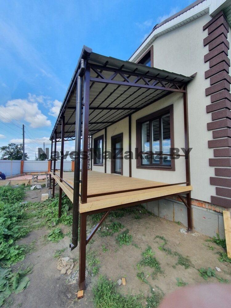 Терраса к дому 3 на 8 по лучшей цене Терраса к дому 3 на 8