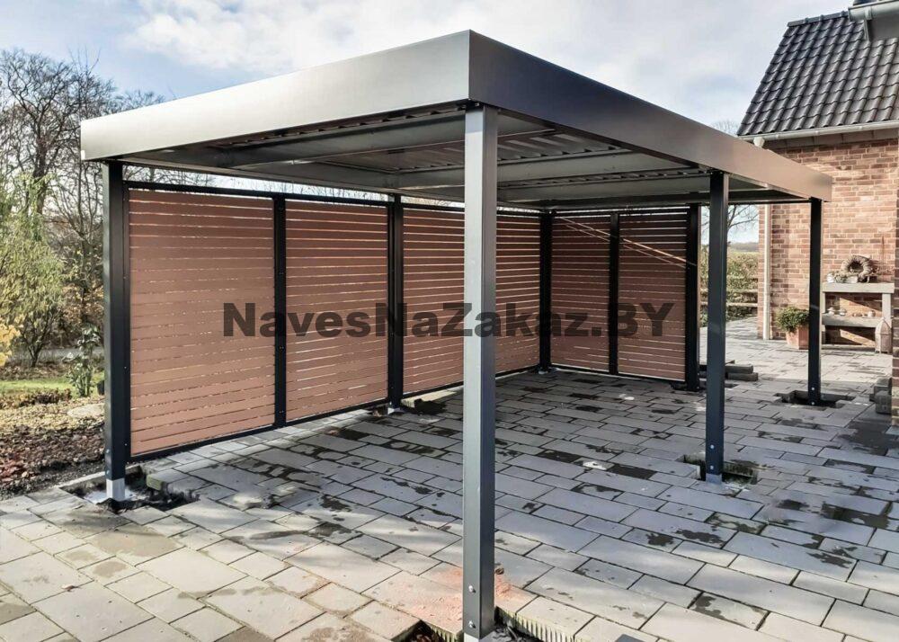 Беседка из металла в современном стиле 4 на 6 по лучшей цене Беседка из металла в современном стиле 4 на 6