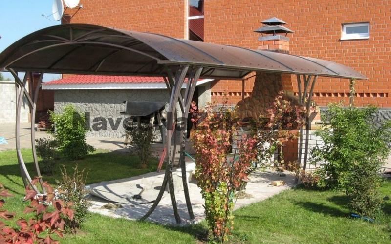 Арочный навес для дачи 5 на 6 метров по лучшей цене Арочный навес для дачи 5 на 6 метров