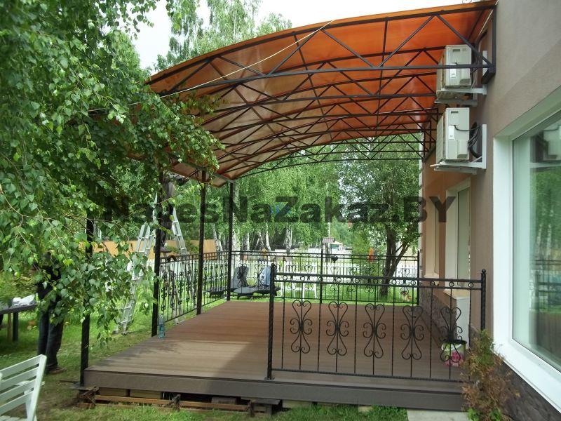 Навес для террасы 4 на 6 по лучшей цене Навес для террасы 4 на 6