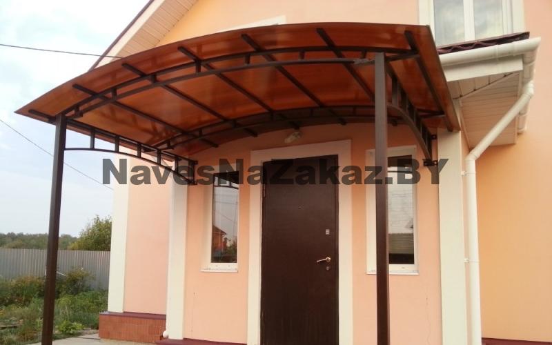 Навес для крыльца из поликарбоната 3 на 2 м по лучшей цене Навес для крыльца из поликарбоната 3 на 2 м