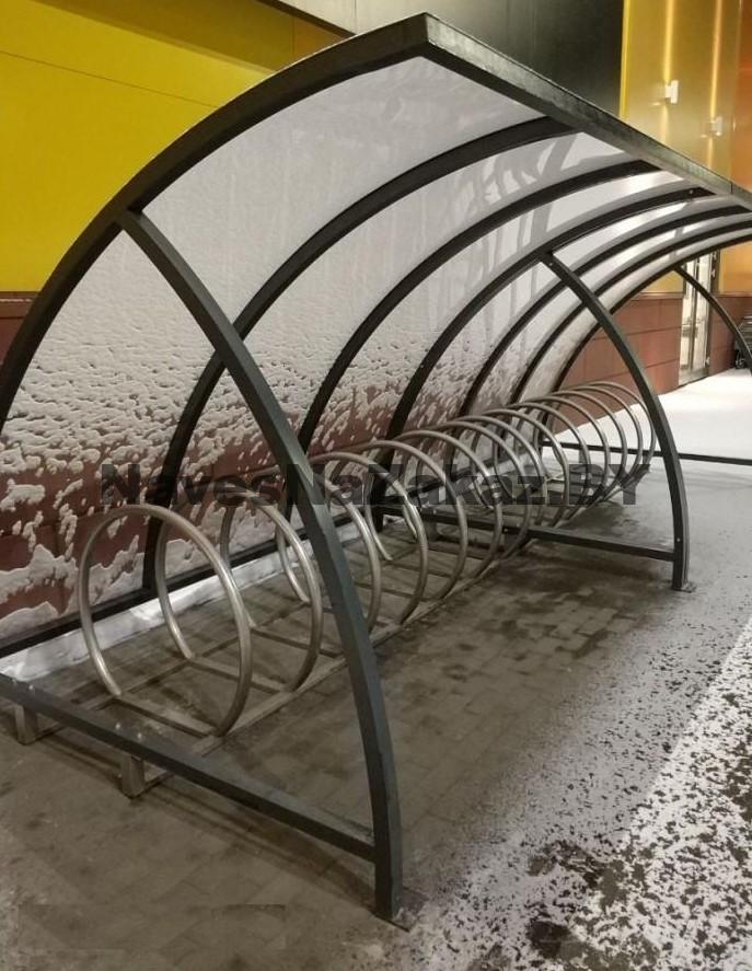 Навес для велосипедов на заказ по лучшей цене Навес для велосипедов на заказ