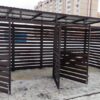 Современный навес для ТБО контейнеров на 6шт по лучшей цене Современный навес для ТБО контейнеров на 6шт