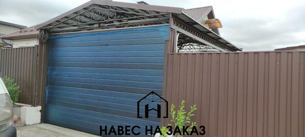 Навес из профильной трубы 4 на 6 м по лучшей цене Навес из профильной трубы 4 на 6 м