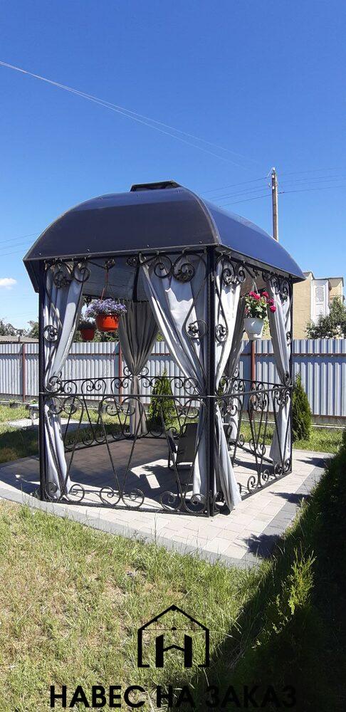 Беседка для отдыха с коваными элементами по лучшей цене Беседка для отдыха с коваными элементами