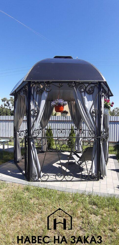 Беседка для отдыха с коваными элементами по лучшей цене Беседка для отдыха с коваными элементами