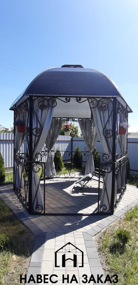 Беседка для отдыха с коваными элементами по лучшей цене Беседка для отдыха с коваными элементами