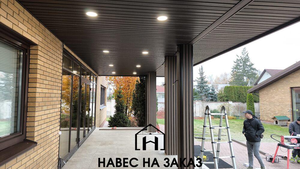 Большая терраса с плоской крыше в Лофт стиле по лучшей цене Большая терраса с плоской крыше в Лофт стиле