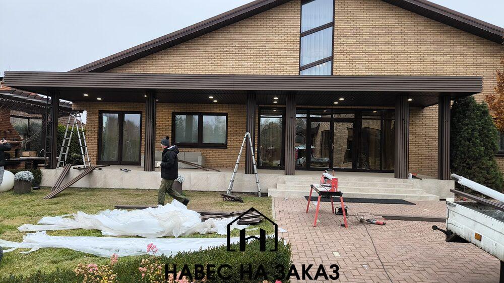 Большая терраса с плоской крыше в Лофт стиле по лучшей цене Большая терраса с плоской крыше в Лофт стиле