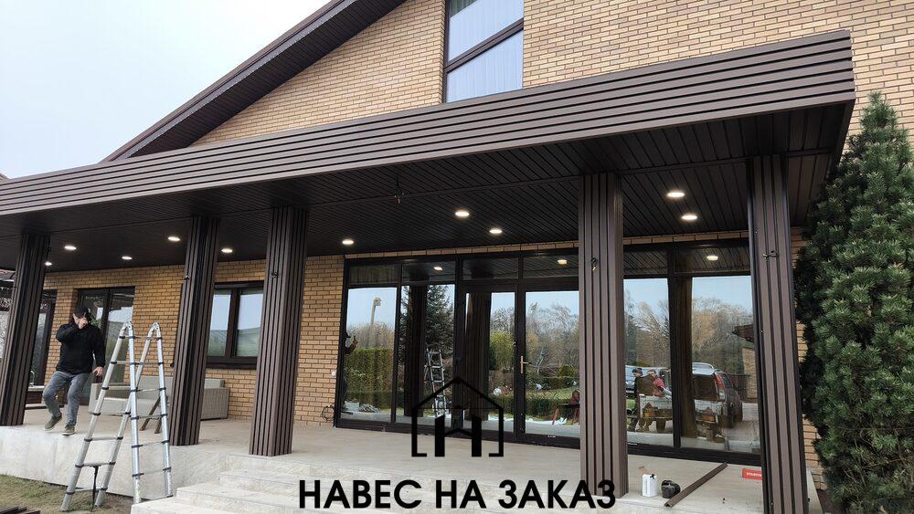 Большая терраса с плоской крыше в Лофт стиле по лучшей цене Большая терраса с плоской крыше в Лофт стиле