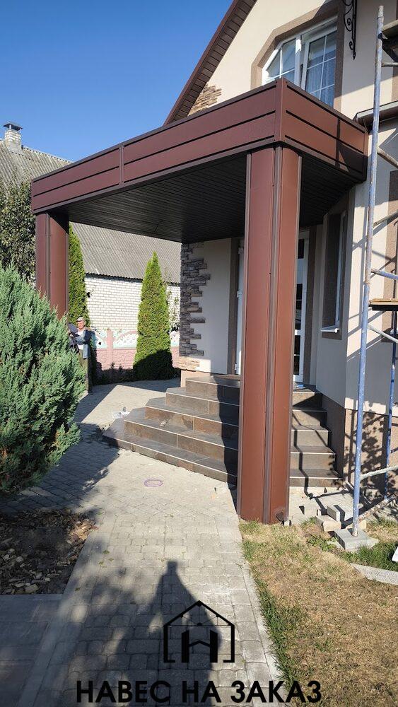 Козырёк в Лофт стиле 2 на 4 метра по лучшей цене Козырёк в Лофт стиле 2 на 4 метра