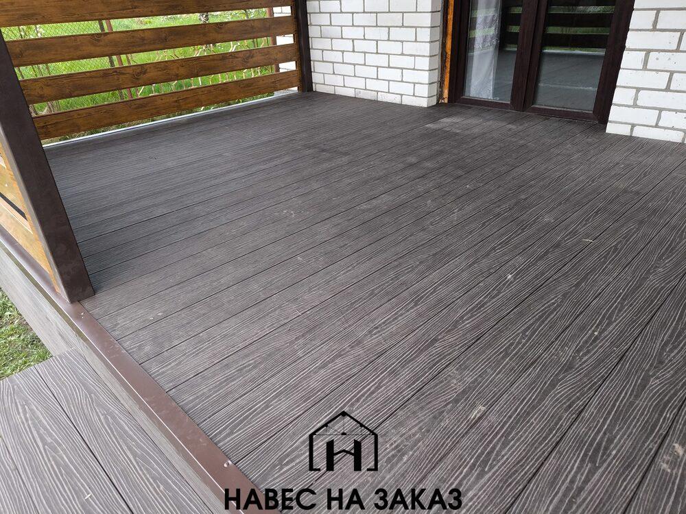 Навес для террасы 7 на 3,5 метра по лучшей цене Навес для террасы 7 на 3,5 метра