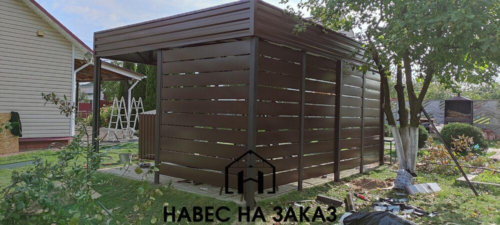 Навес из металла в лофт стиле 4 на 3 по лучшей цене Навес из металла в лофт стиле 4 на 3