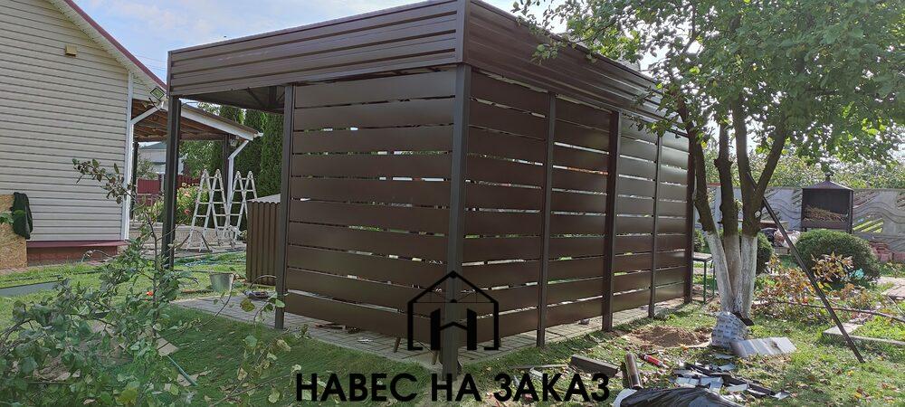 Навес из металла в лофт стиле 4 на 3 по лучшей цене Навес из металла в лофт стиле 4 на 3