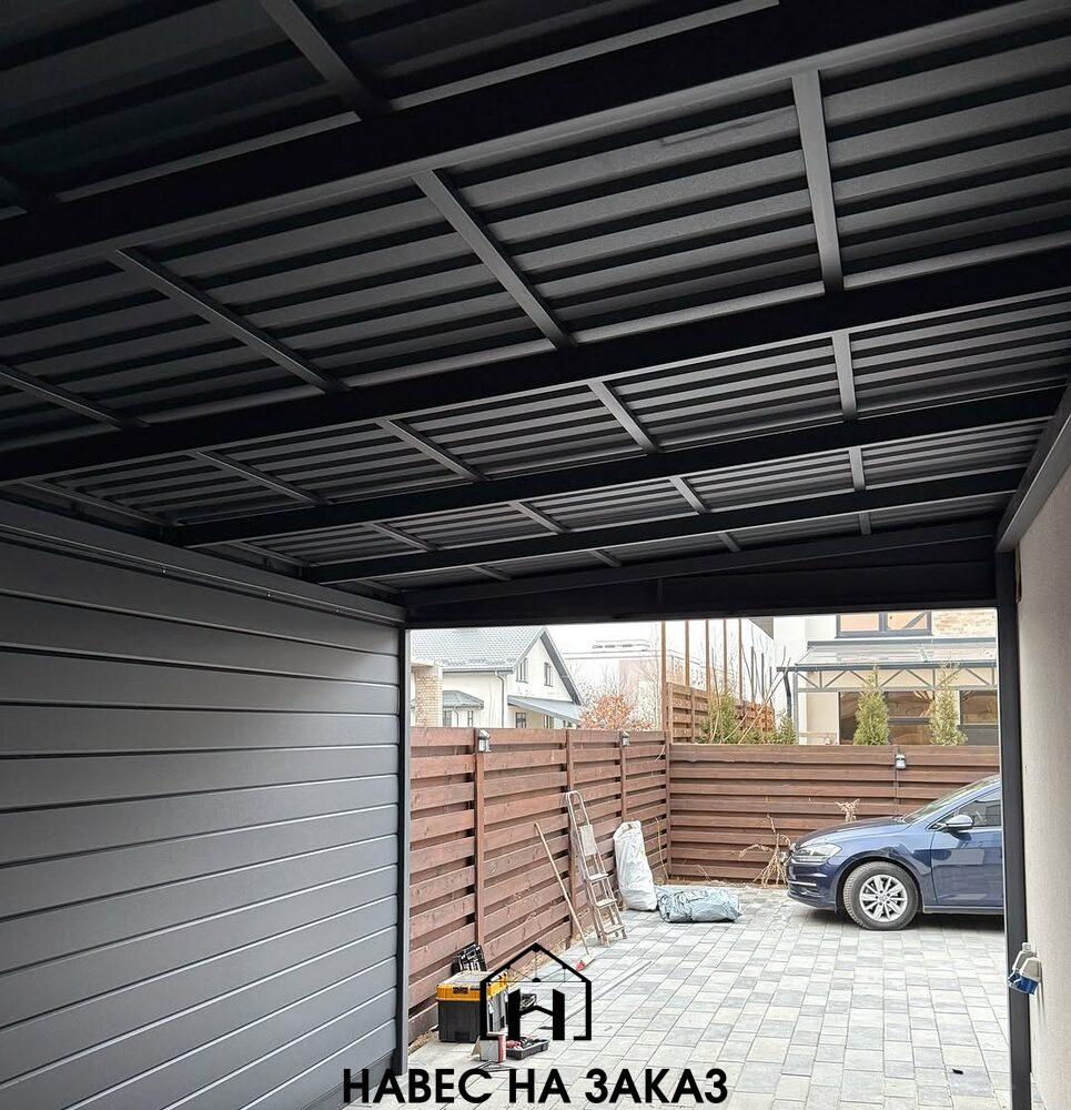 Пристенный навес для автомобиля 4 на 6 по лучшей цене Пристенный навес для автомобиля 4 на 6