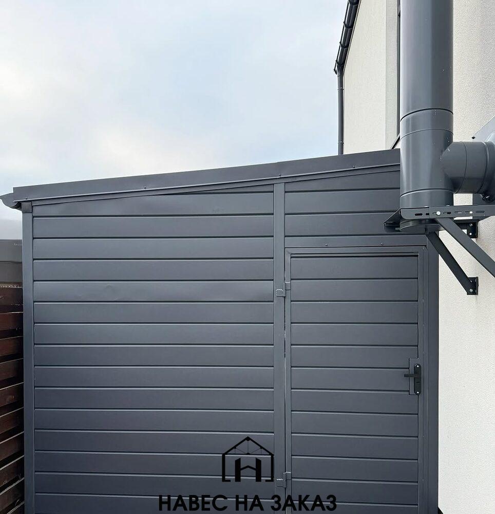 Пристенный навес для автомобиля 4 на 6 по лучшей цене Пристенный навес для автомобиля 4 на 6